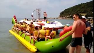 центральный пляж Джубги июль 2017