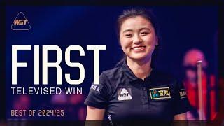 Bai Yulu's First Televised Win On The World Snooker Tour! 🫶