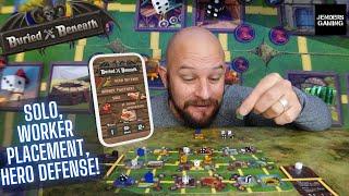 Solo Board Game Buried Beneath - Overview and how to play