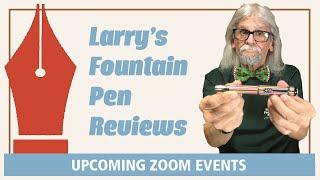 Upcoming Zoom with Jim Hinze, Custom Pen Maker