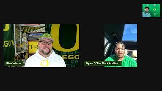 Ducks Chat with 2025 O Lineman Ziyare Addison (Riverview, FL) on His Family  and Journey to Oregon