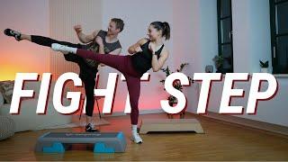 Fight & Step Combi | mit Robin | Box Version | Step Aerobic | 125 bpm | 35 Min.