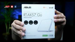 ASUS RT-AX57 Go - Router Wi-Fi untuk berjalan-jalan.