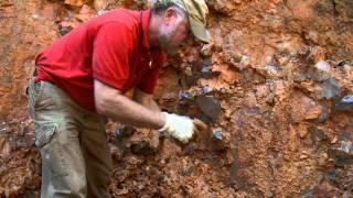 Thomas at the Coleman Quartz Mine, Arkansas - Mineral Explorers