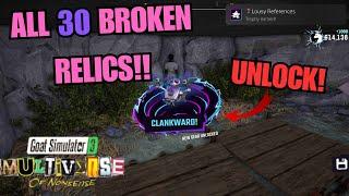 ALL 30 BROKEN RELICS!! UNLOCK CLANKWARD! Goat Simulator 3 Multiverse of Nonsense DLC UPDATE