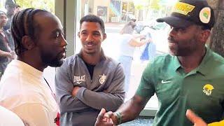 Terence Crawford CHALLENGES Mike Vick to THROWING competition: "I CAN THROW FARTHER THAN YOU"