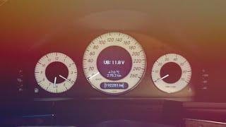 Mercedes-Benz E-Class W211 - How to check battery voltage & Assyst service menu - Hidden menu 