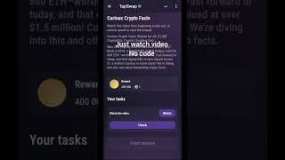 Curious crypto facts tapswap video code 30 August