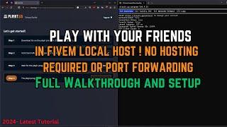 Play with Friends on Your FiveM Localhost Server - No Port Forwarding  | No Hosting | 2024 Tutorial