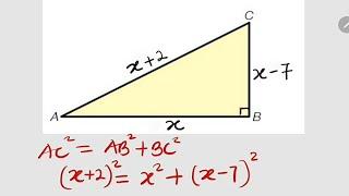 Finding Real Solution | Right Angled Triangle | Pythagoras Rule