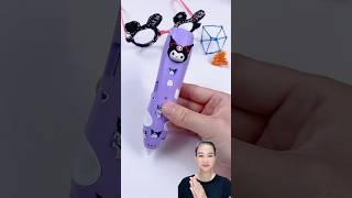 Sanrio 3D Pen #sanrio #kuromi #melody #hellokitty #pen