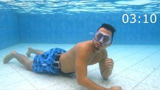 3 Minutes Breath Hold Underwater