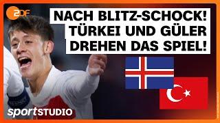 Island – Türkei Highlights | UEFA Nations League, 4. Spieltag 2024/25 | sportstudio