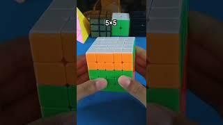 it goes 1,2,3,4 challenge on my cubes! #shorts