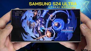 Samsung Galaxy S24 Ultra Honkai Star Rail Gaming test | Snapdragon 8 Gen 3, 120Hz Display