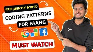 Frequently asked Coding Patterns in FAANG interviews | Career With Rishab