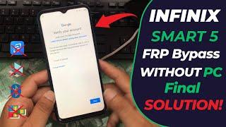 Infinix Smart 5/6 FRP Bypass Without PC Final Solution 2024 | Infinix Smart 5 Google Account Remove