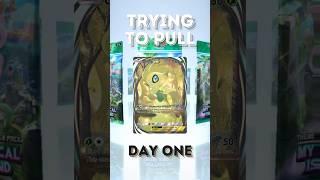 Day 1 | Trying to pull Celebi EX from Mythical Island #pokemon #pokemonpocket  #celebi #challenge