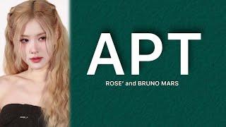 APT - Easy Lyrics (English Translation) Rose' and Bruno Mars