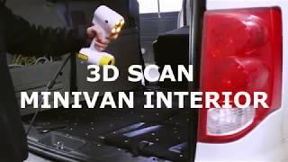 peel 3d™ | Handheld 3D Scanner Demo | Minivan Interior