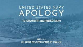 U.S. MILITARY OFFERS HISTORIC APOLOGY TO ANGOON FOR THE  DEVASTATING 1882 BOMBARDMENT