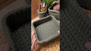 Crochet basket tutorial  #crochetpattern