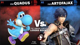 Quadus (Yoshi) Vs ArtofAjax (Chrom) Losers Round 2, FSC Smash Circuit #4