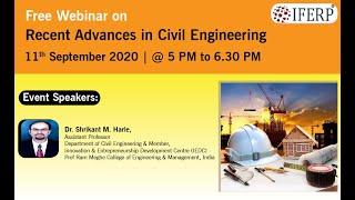 Live Webinar on Recent Advances in Civil Engineering | IFERP