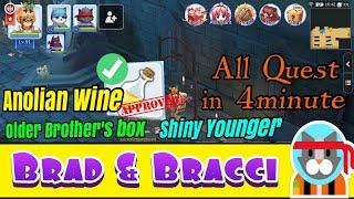 Anolian Wine ! Brad and Bracci Quest all in 4 minute !  Ragnarok M