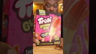 I’m NOT putting this IN MY MOUTH  Trolli Frozen Gummi Pops #foodreview #snacks #shorts