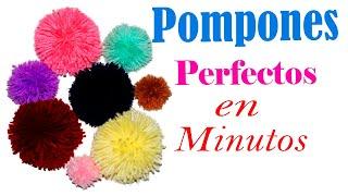 How to make WOOL POMPONS   Three sizes