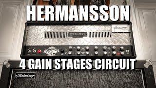 Mesa Triple Rectifier Rev G with Hermansson 4 gain stages circuit