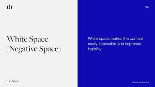 UI Design Principles 1 – White Space