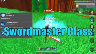 Swordmaster Class Showcase | Free Class ( Beginner ) | All Skills and Abilities | World Zero