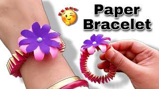 DIY Paper Bracelet | Easy Cute Bracelets | Friendship Band | Friendship Bracelet #easyartncrafts