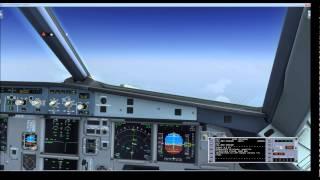 FSX Aerosoft A320 Connected Flightdeck LXGB-LGKR IVAO