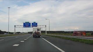 Dashcam Beelden Breda: A27/A58 Knooppunt Galder 》A27 Knooppunt Sint-Annabosch》Knooppunt Hooipolder.