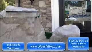 Water Features Vancouver (604)-724-4008 [WaterfallNow.com] - Artificial Rock Waterfalls