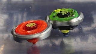 Beyblade Blitz Lynx TR145R2F vs Jade Jupiter 130B!  Epic Battle!