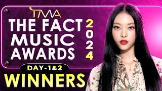 TMA AWARDS 2024 ALL WINNERS (Day-1&2) | 2024 The Fact Music Awards all Winners