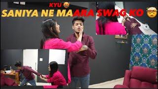 Prank going wrong on ​⁠@Saniyashaikh0786 #swagfam #sanufam #vlogs #youtube #youtuber #dailyvlog