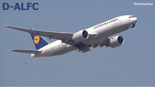 Lufthansa Cargo - Boeing 777 F - Takeoff at Frankfurt (D-ALFC)