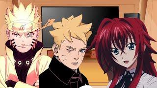 Highschool DxD React To Naruto As issei’s mentor PART II