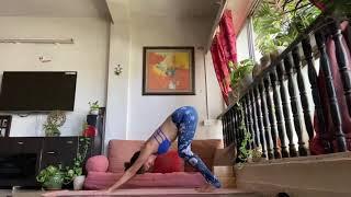 2 . Tutorial - Suryanamaskar A - Basic Beginner Yoga | Vidya Malavade