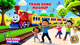 Choo Choo Train Song | Train Poem for Kids | Nursery Rhymes & Kids Songs by @ZubiDubiKids