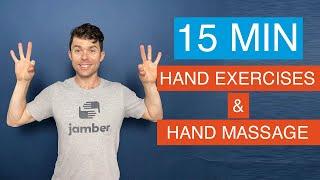 15 Minute Hand Exercises + Hand Massage