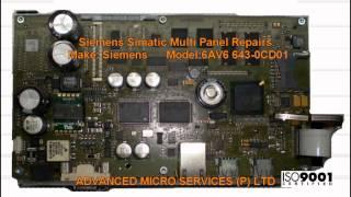 Siemens 6AV6 643-0CD01 Simatic Multi Panel Repairs @ Advanced Micro Services Pvt.Ltd