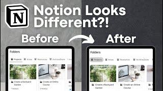 Notion's New UI Design Update?! | What's changed, tips, and more (June 2025)