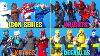 Fortnite dance of best similar skins | Фортнайт танцы с из лучших похожих скинов