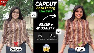 video background blur kaise kare DSLR Effect | background blur video editing | capcut video editing